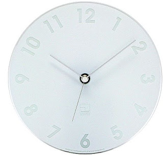 reloj en color blanco