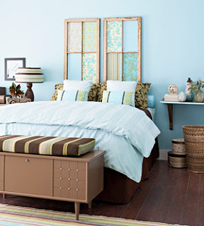 crear un cabecero de cama decorativo con listones de madera