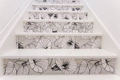 decoracion de una escalera