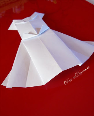 decorar una boda con origami