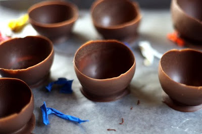como hacer vasos de chocolate para chupitos decoracion nochevieja