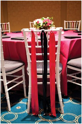 decorar las sillas con cintas