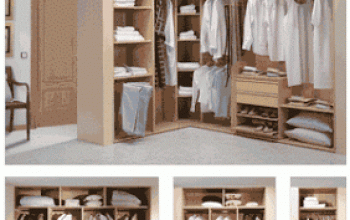 Los armarios del dormitorio principal.