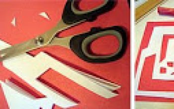 Cómo hacer a mano cuadros con papel.