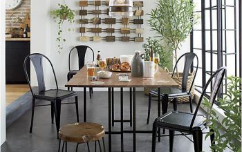 Mesa plegable para comedores polivalentes.