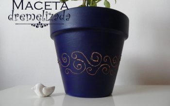 DREMEL me inspira para decorar una maceta.