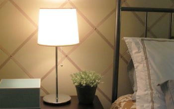 Decorar una pared con cinta.