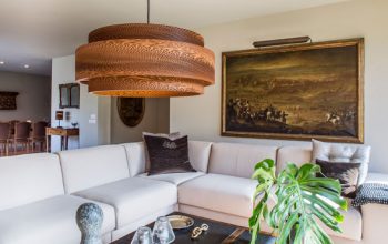 Lámparas de cartón.