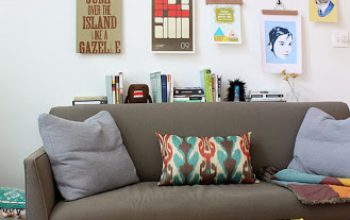 Una idea original para colgar cuadros.