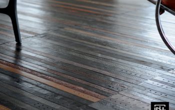 Suelos de cinturones de cuero.