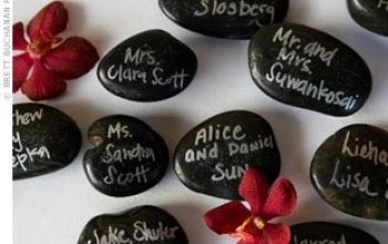 Ideas para poner los nombres en la mesa.