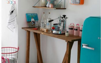 Una idea diferente para decorar la cocina.