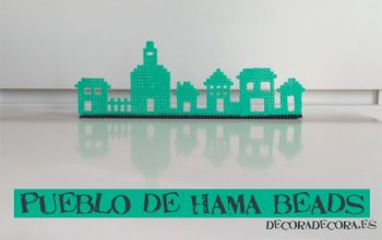 Un pueblo de Hama Beads.