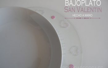 Idea para decorar la mesa en San Valentín.