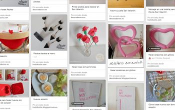 Poco menos de 70 ideas para decorar en San Valentín.