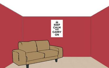 Cómo pintar las paredes, según la disposición de las piezas.