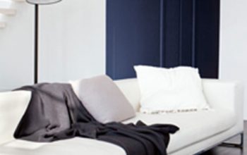 Decorar paredes utilizando más de un color para un solo espacio.