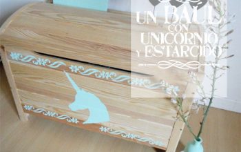 Idea para decorar un baúl.