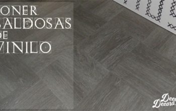 El suelo de mi baño nuevo con losetas vinílicas.