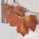Nueva idea para decorar en otoño.