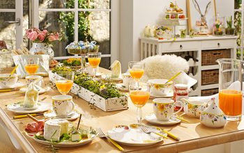 Ya se ve la primavera. Decoremos la mesa.