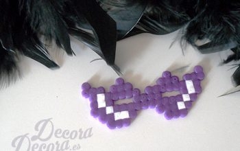 Un antifaz para decorar en Carnaval con Hama Beads.