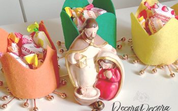 Coronas de los Reyes Magos de Oriente para caramelos