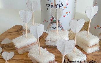 Decoración del desayuno de San Valentín