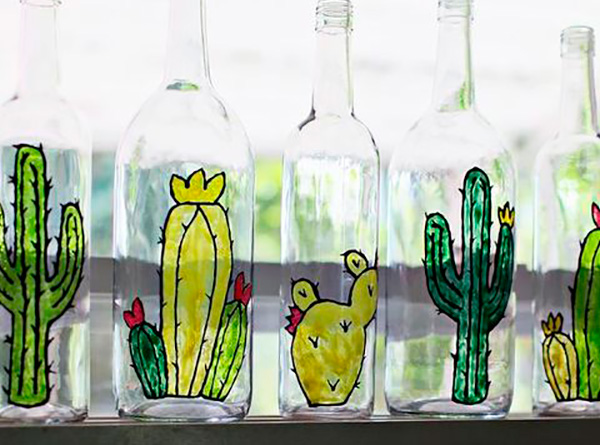 Reciclar y decorar con botellas
